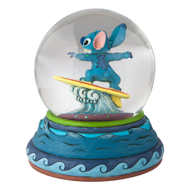 Boule neigeuse Stitch surf - Disney Traditions