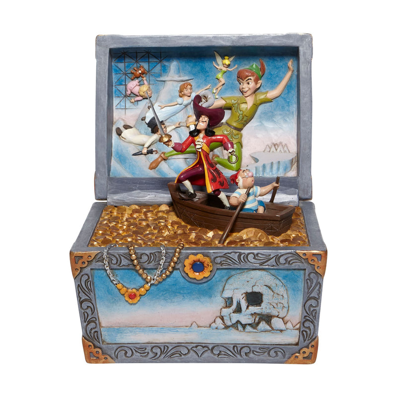 Figurine Coffre au trésor Peter Pan - Disney Traditions