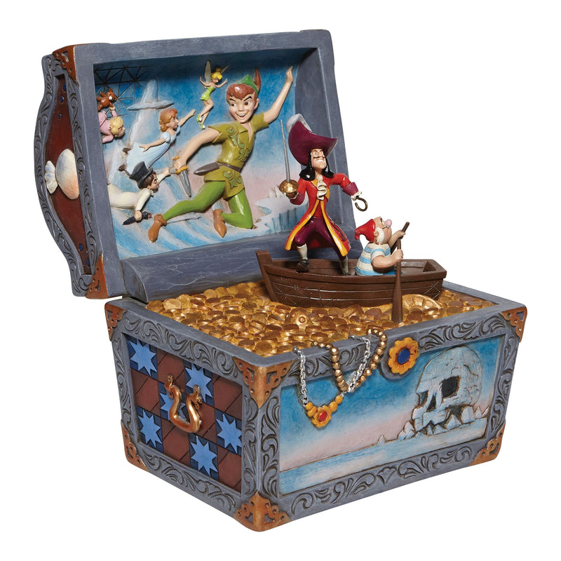 Figurine Coffre au trésor Peter Pan - Disney Traditions