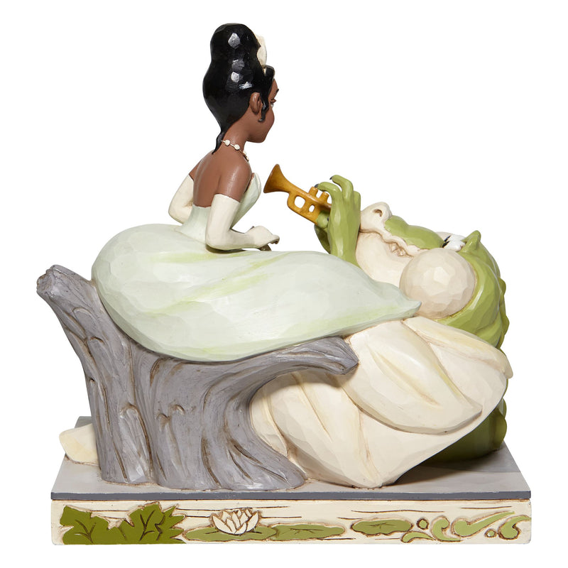 Figurine Tiana et Louie White Woodland - Disney Traditions