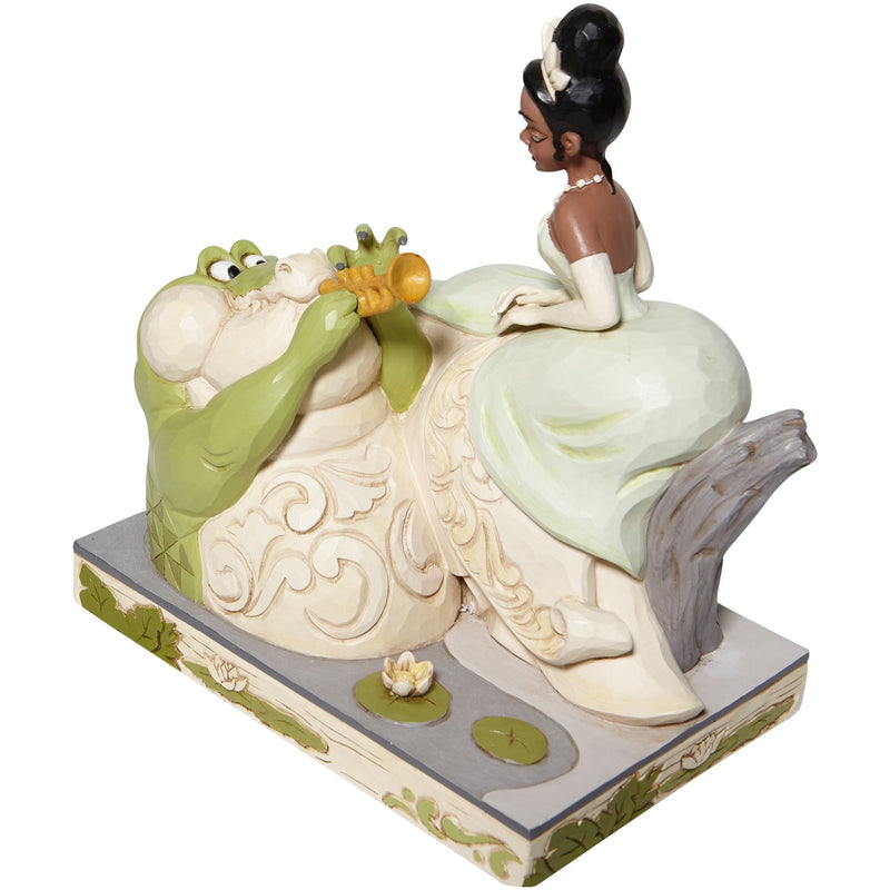 Figurine Tiana et Louie White Woodland - Disney Traditions