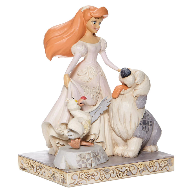 Figurine Ariel et Eureka White Woodland - Disney Traditions
