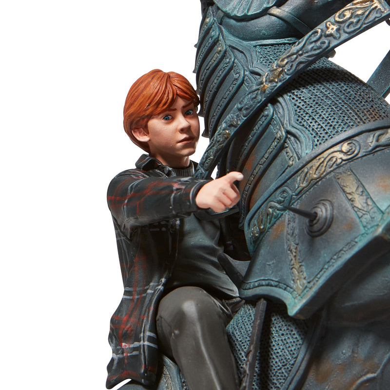 Figurine Ron sur un cheval Masterpiece - Wizarding World of Harry Potter
