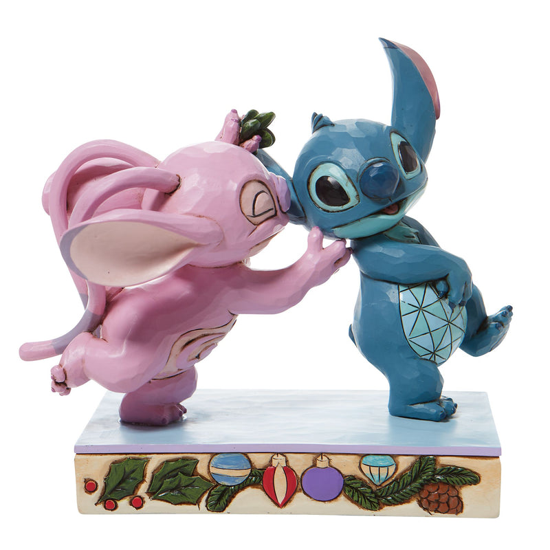 Figurine Stitch et Angel Noël - Disney Traditions