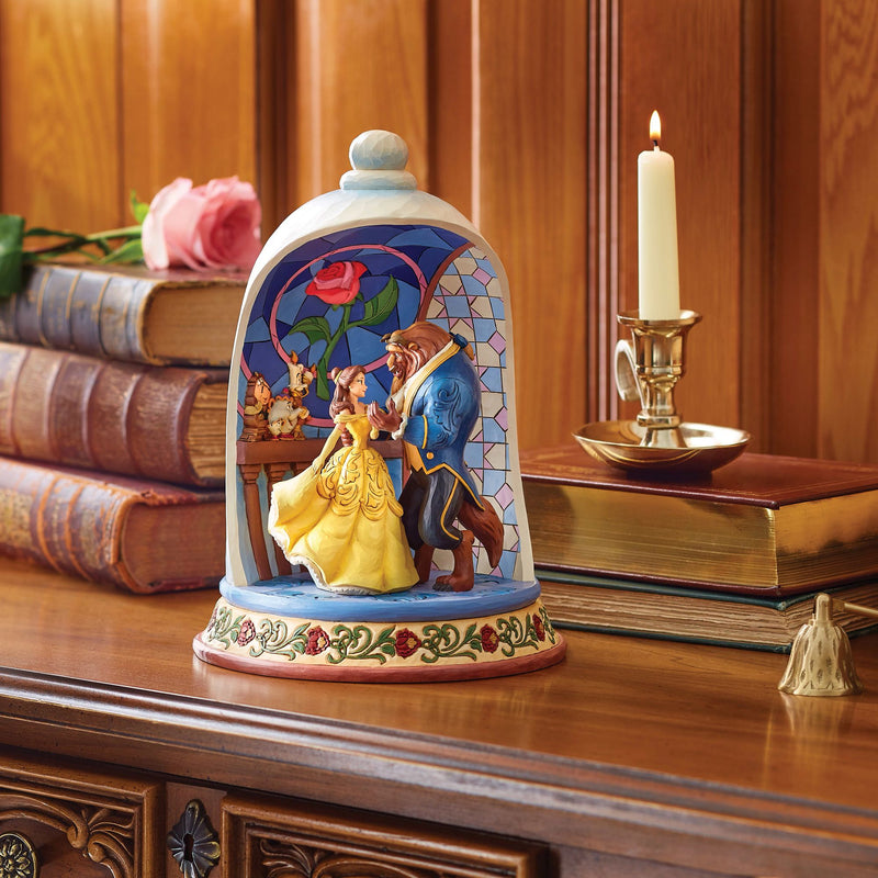 Figurine - Disney Traditions Jim Shore - La Belle et la Bête