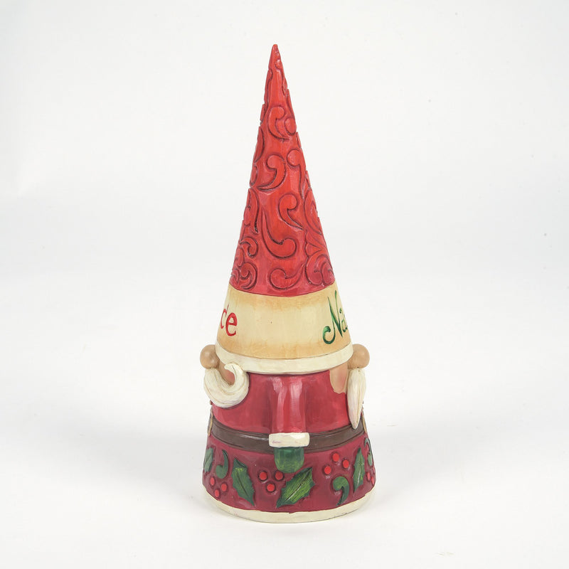 Figurine Gnome de Noël Naughty/Nice - Heartwood Creek