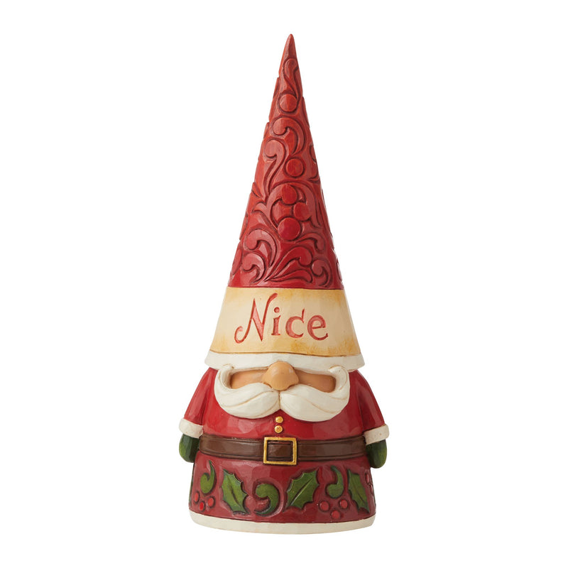 Figurine Gnome de Noël Naughty/Nice - Heartwood Creek