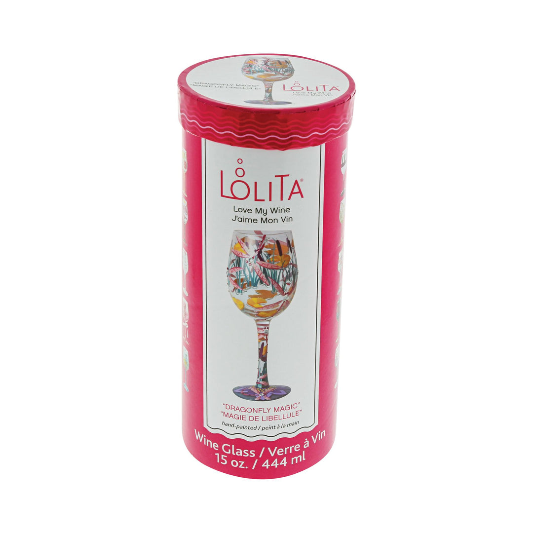 Verre à Vin Lolita - Collection 'Cette Sorcière Est De Retour' Rose, Neuf