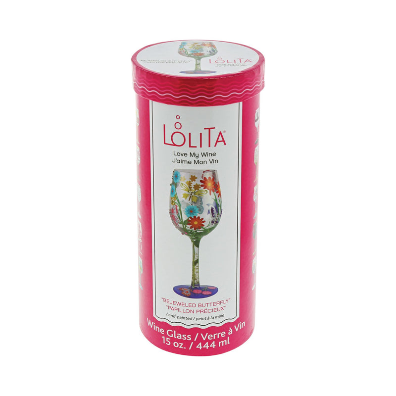 Verre à vin Papillon bijoux - Lolita