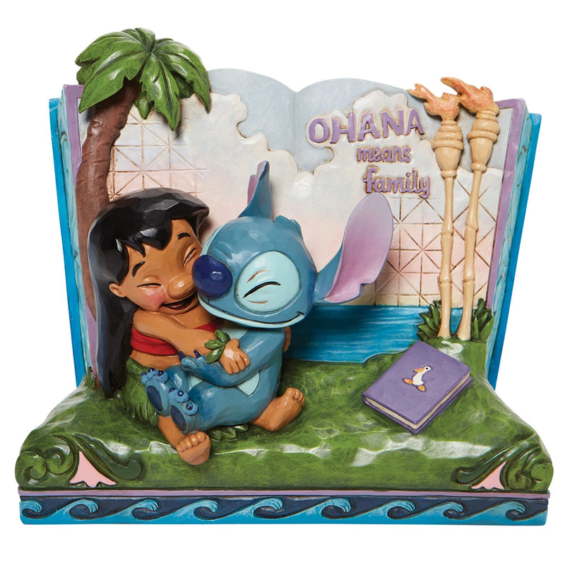 Figurine Storybook Lilo & Stitch signée par JIM SHORE - Disney Traditions