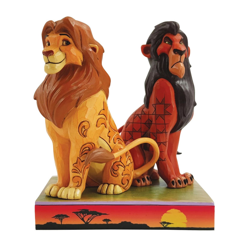 Figurine Simba et Scar signée par JIM SHORE - Disney Traditions