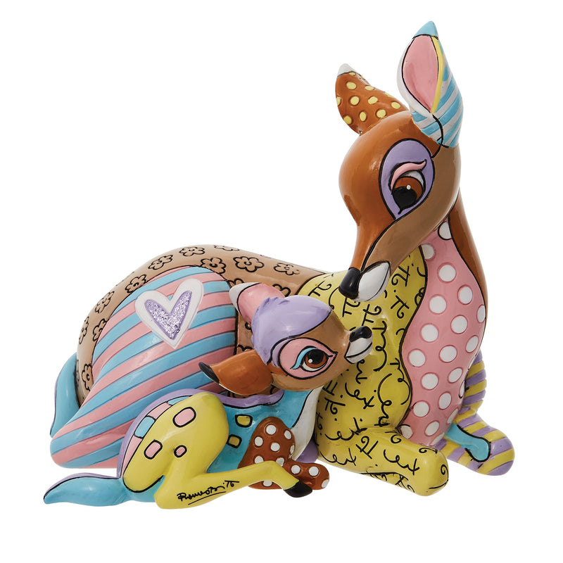 Figurine Bambi et sa mère - Disney by Britto