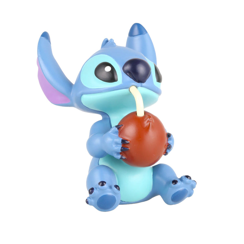 Mini Figurine Stitch avec une noix de coco - Disney Showcase