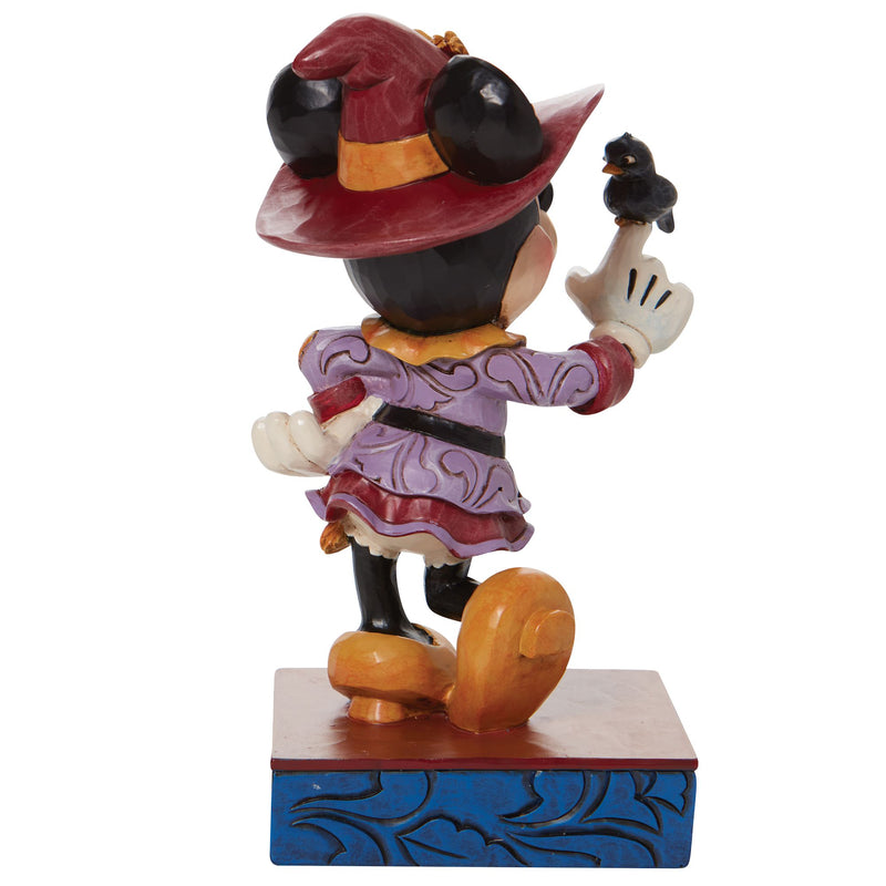 Figurine Minnie Épouvantail avec Corbeau - Disney Traditions