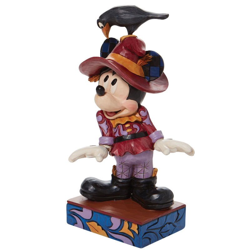 Figurine Mickey Épouvantail avec Corbeau - Disney Traditions