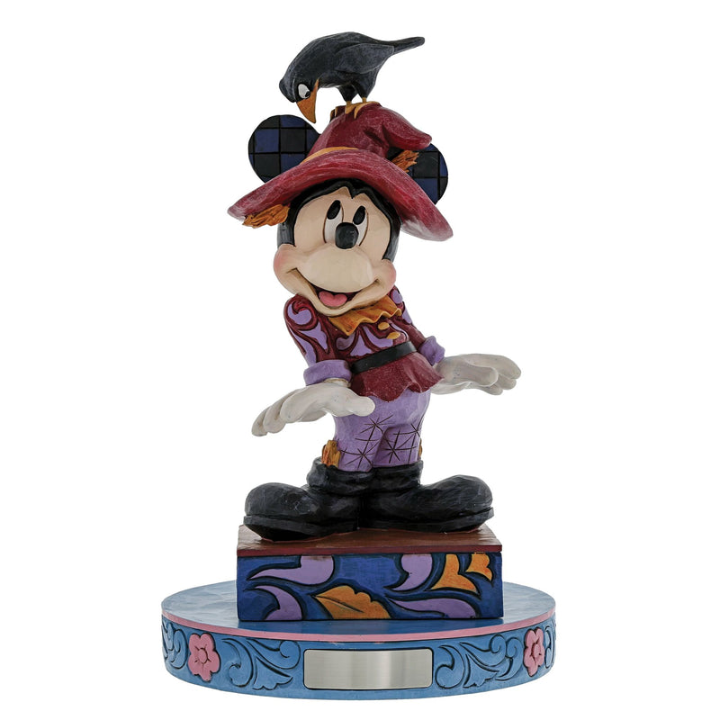 Figurine Mickey Épouvantail avec Corbeau - Disney Traditions