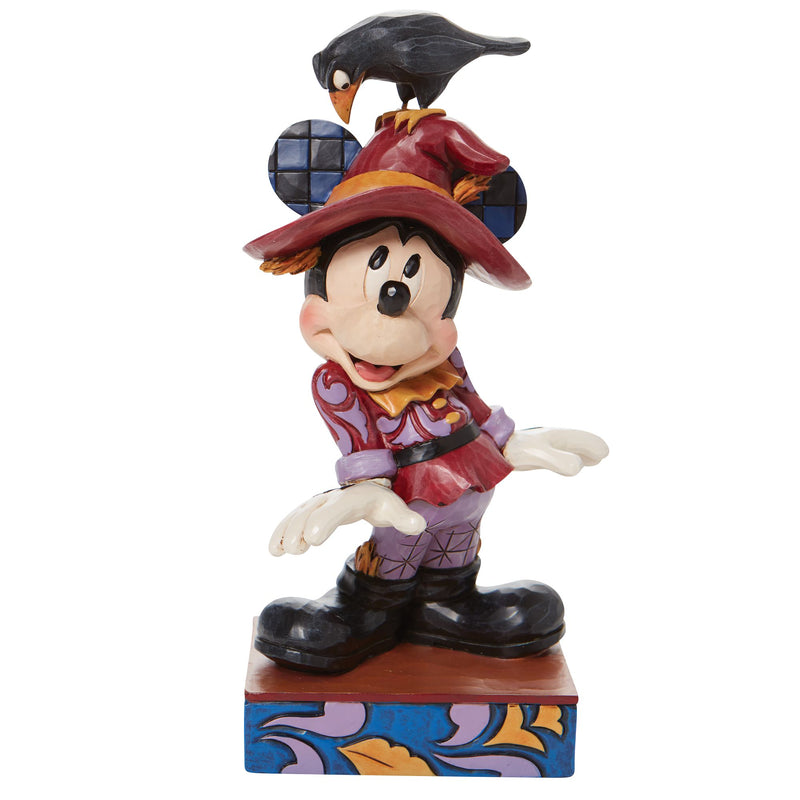 Figurine Mickey Épouvantail avec Corbeau - Disney Traditions