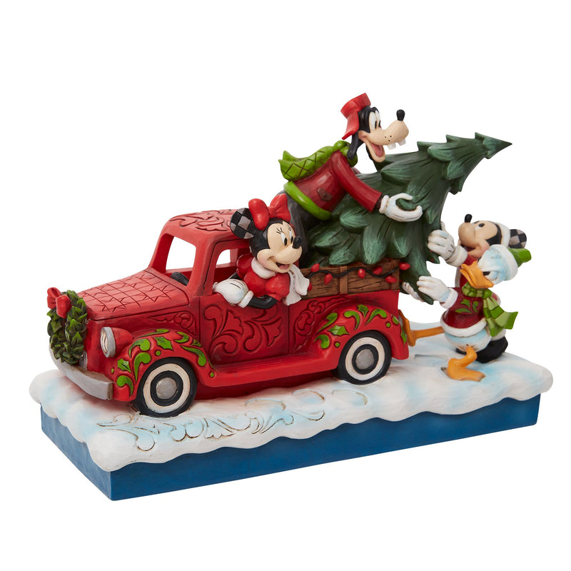 Figurine Fab Four Sapin Camion - Disney Traditions