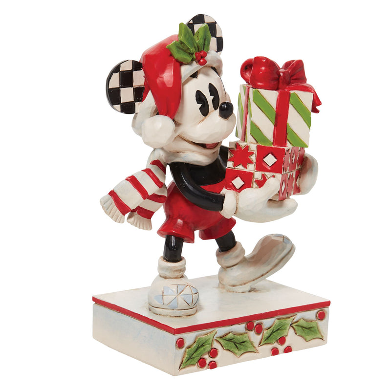 Figurine Mickey avec cadeaux - Disney Traditions
