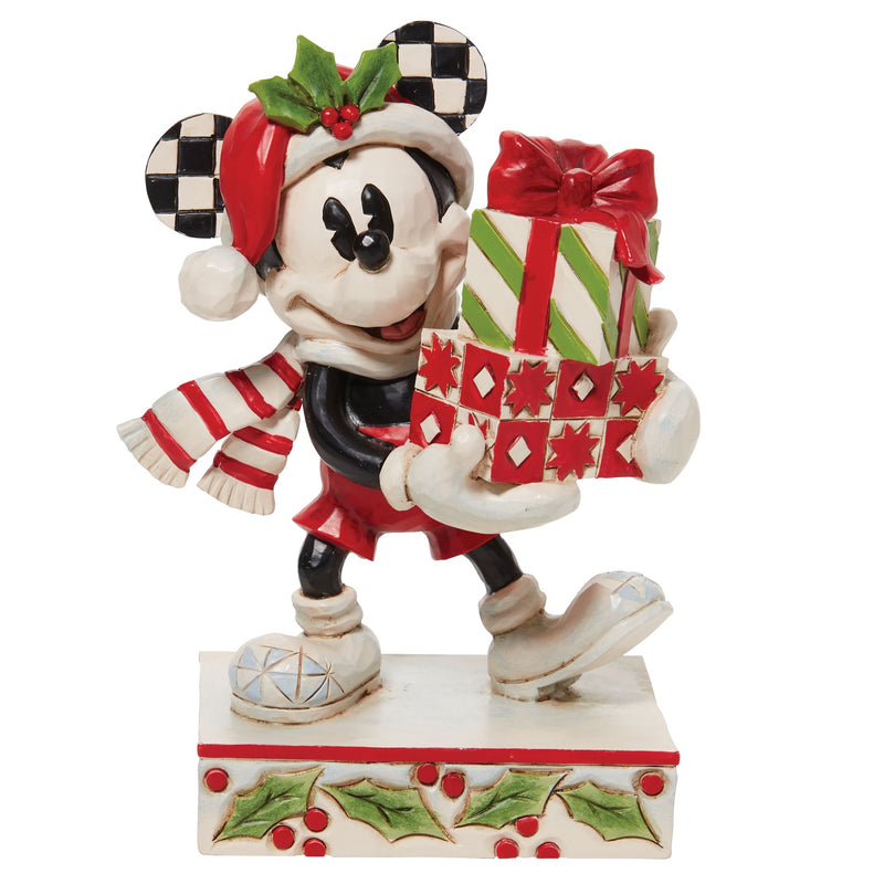 Figurine Mickey avec cadeaux - Disney Traditions