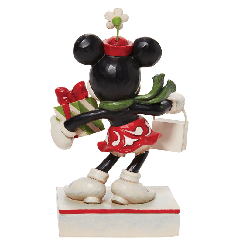 Figurine Minnie avec cadeaux - Disney Traditions