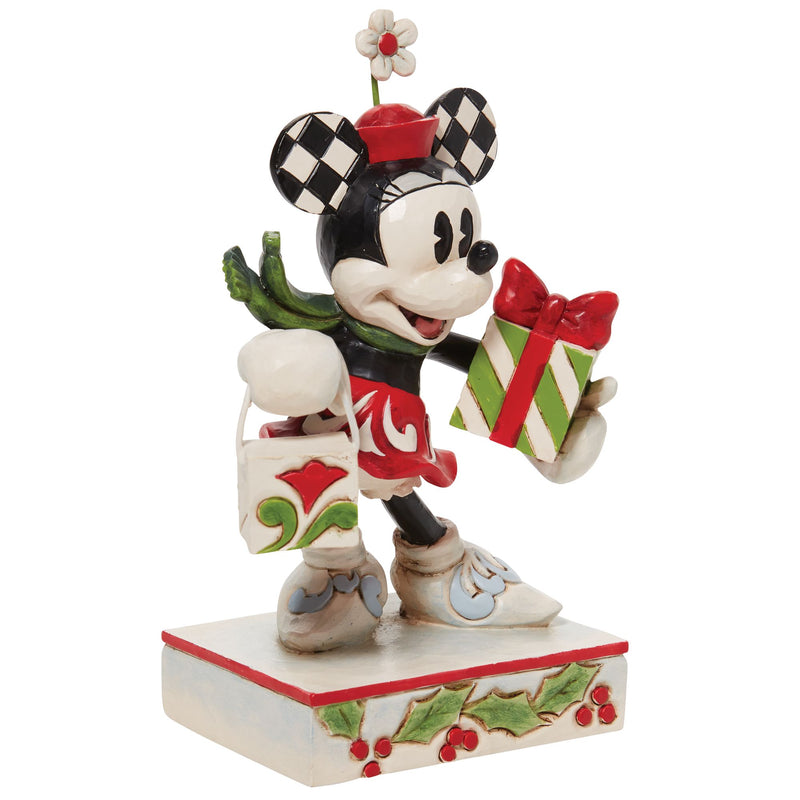 Figurine Minnie avec cadeaux - Disney Traditions