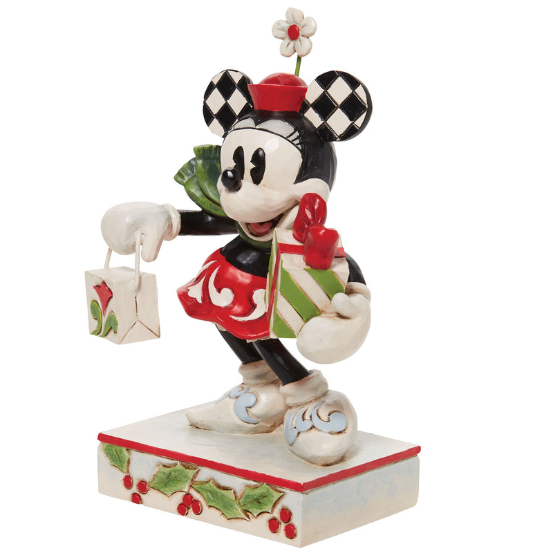Figurine Minnie avec cadeaux - Disney Traditions