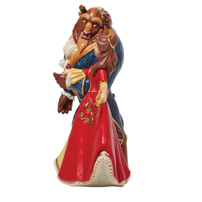Figurine La Belle et la Bête Noël Enchanté - Disney Traditions