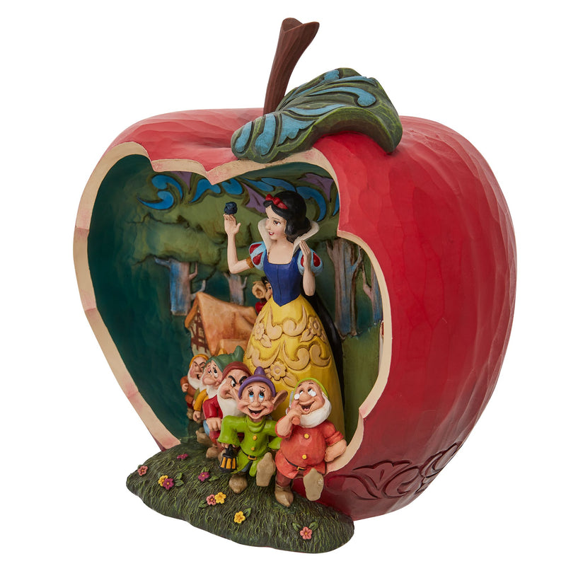 Figurine Scène Pomme Blanche-Neige Masterpiece - Disney Traditions