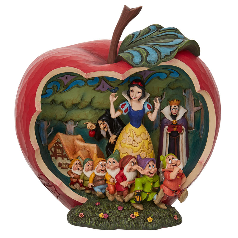 Figurine Scène Pomme Blanche-Neige Masterpiece - Disney Traditions