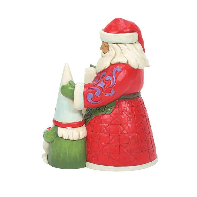 Figurine Père Noël avec Gnome 2022 Hallmark Exclusive - Heartwood Creek