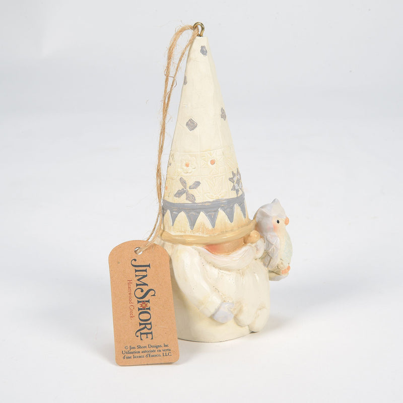 Suspension Gnome avec Hibou White Woodland - Heartwood Creek