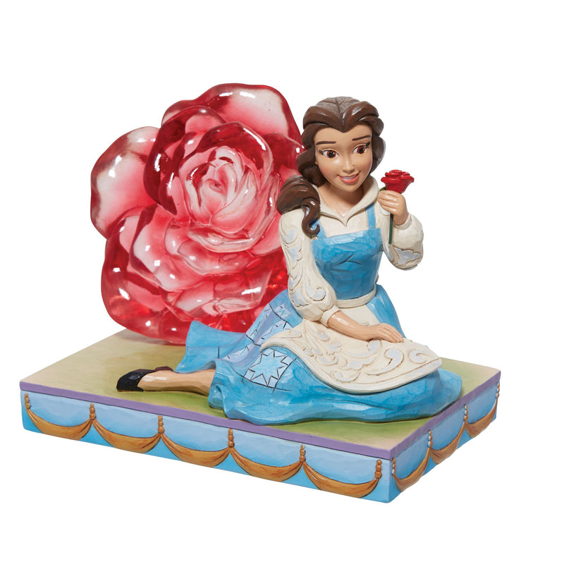 Figurine Belle avec Rose - Disney Traditions