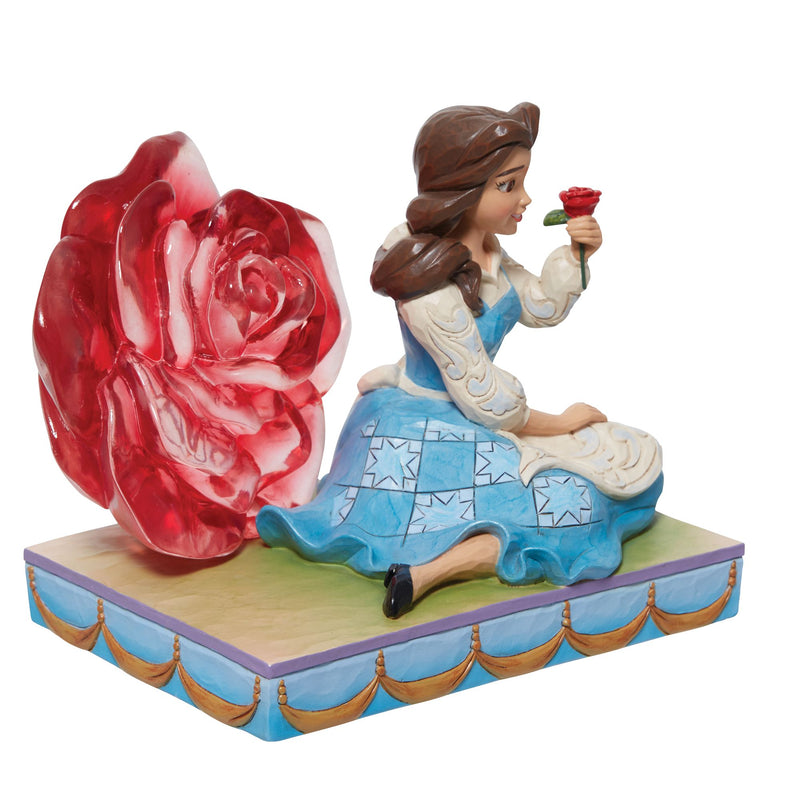 Figurine Belle avec Rose - Disney Traditions