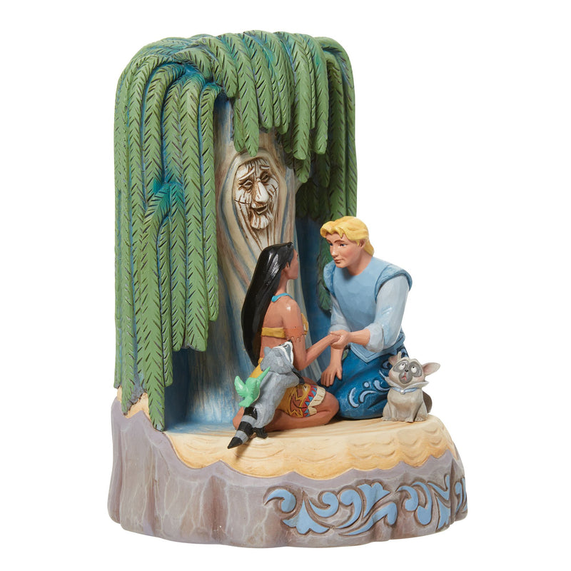 Figurine Pocahontas Carved by Heart - Disney Traditions