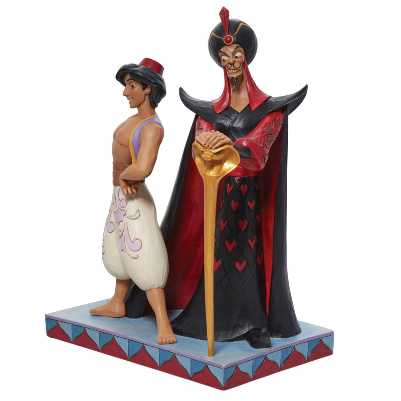 Figurine Aladdin et Jafar Héros VS méchant - Disney Traditions