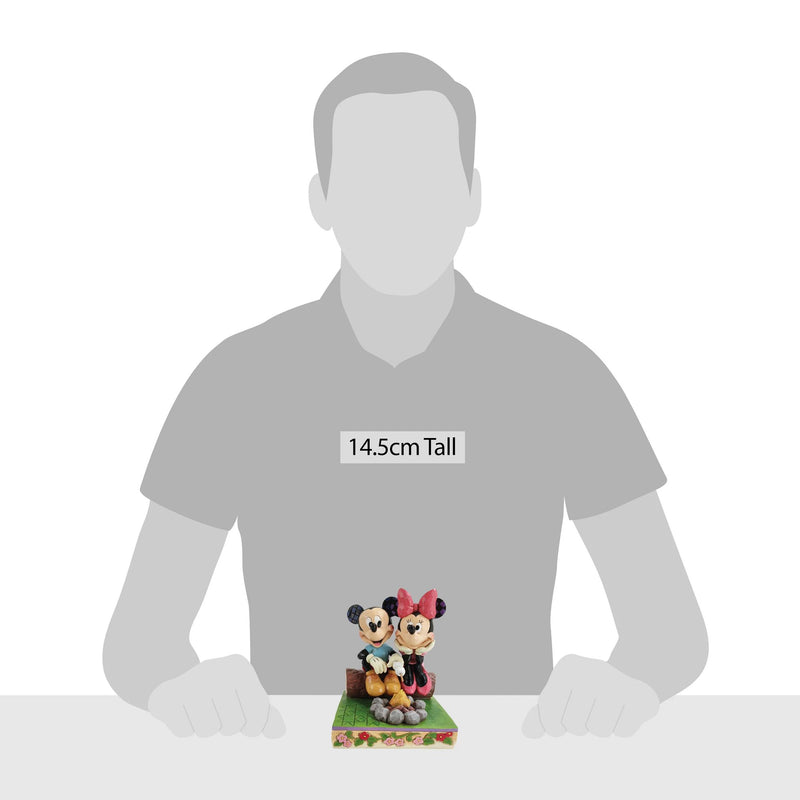 Figurine Mickey et Minnie Feu de camp - Disney Traditions