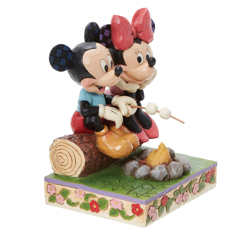 Figurine Mickey et Minnie Feu de camp - Disney Traditions