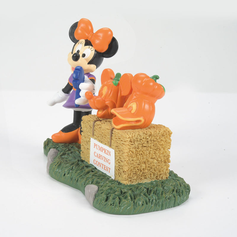 Figurine Minnie Mouse Concours de citrouilles - Disney Village