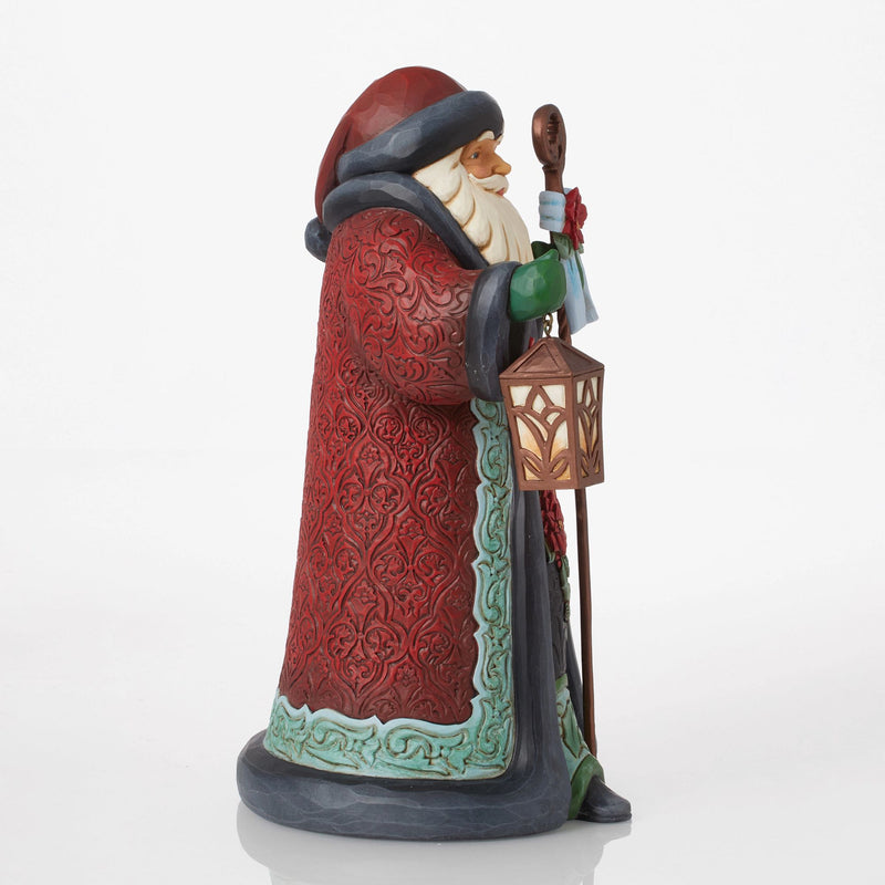 Figurine Père Noël avec Cane - Heartwood Creek