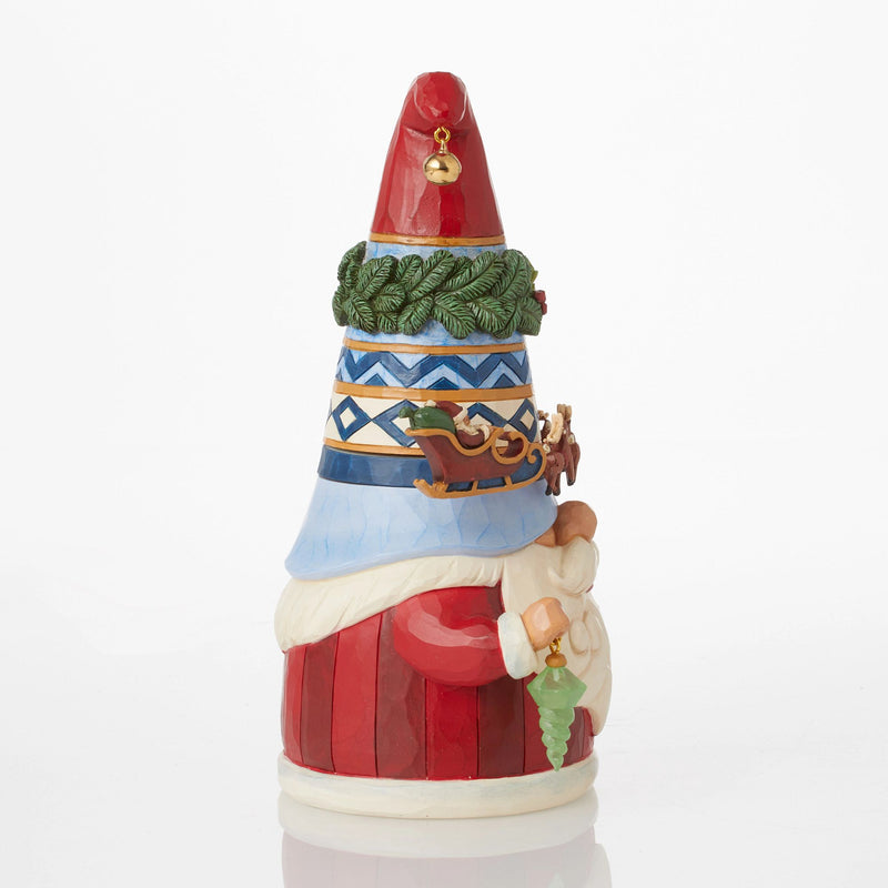 Figurine Gnome avec traineau rotatif - Heartwood Creek