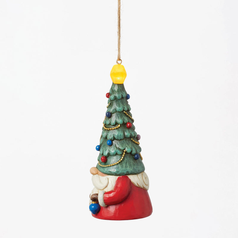 Suspension Gnome avec Chapeau sapin illuminé - Heartwood Creek