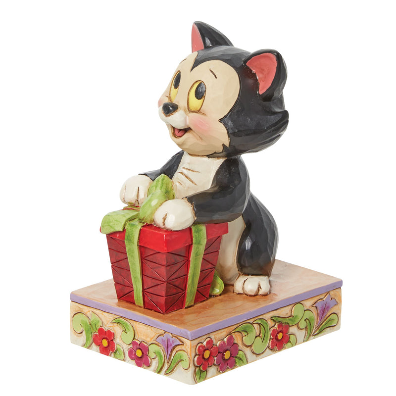 Figurine Gepetto avec cadeau - Disney Traditions