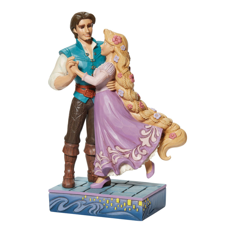 Figurine Raiponce et Flynn Rider Amoureux - Disney Traditions