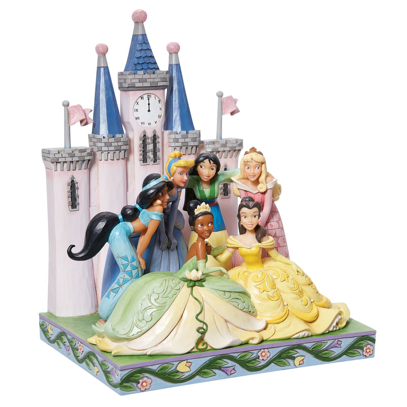 Figurine Princesses Disney devant le château - Disney Traditions