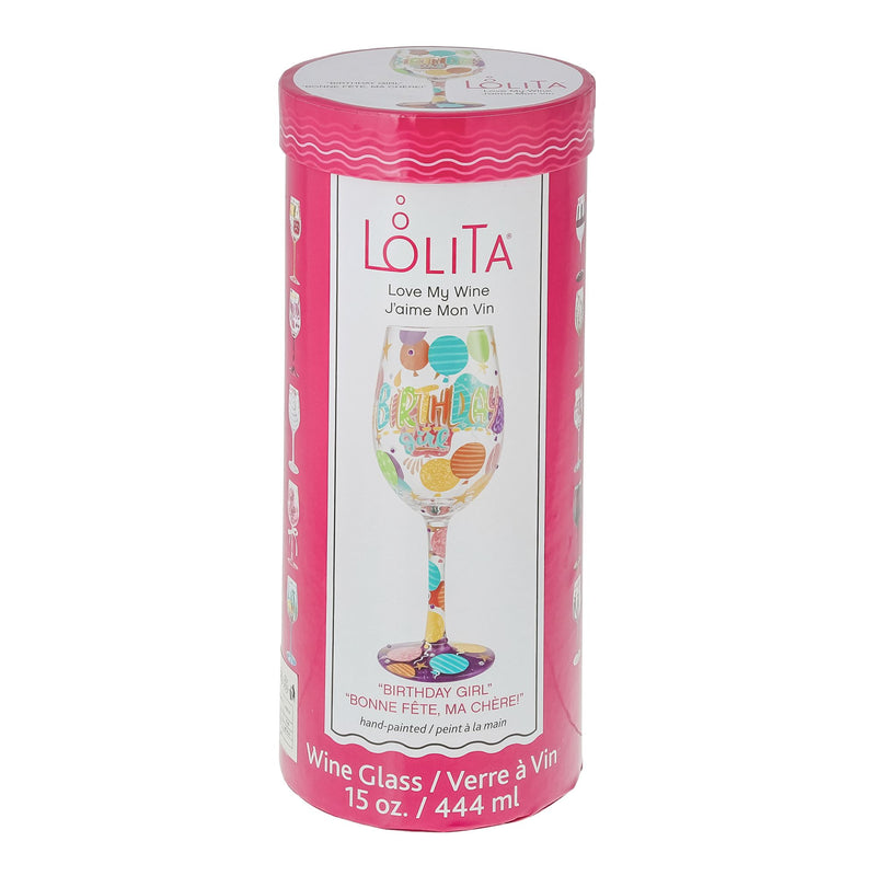 Verre à Vin Birthday girl - Lolita