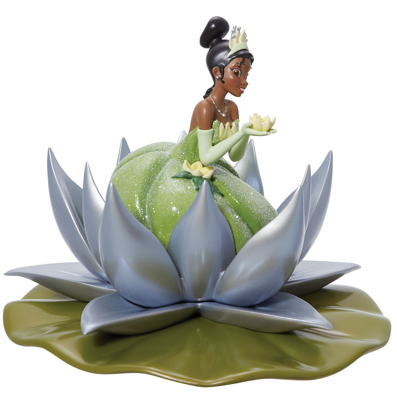 Figurine Tiana sur nénuphar D100 - Disney Showcase
