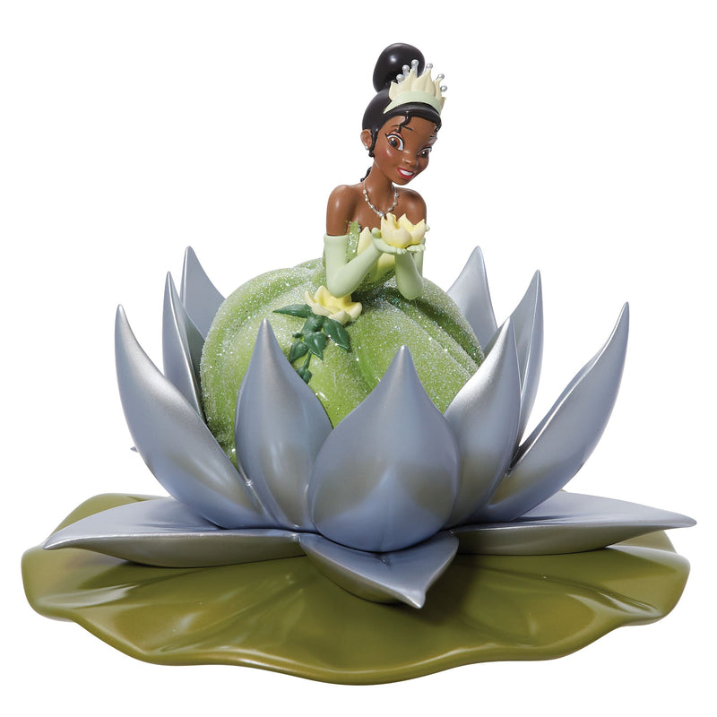 Figurine Tiana sur nénuphar D100 - Disney Showcase