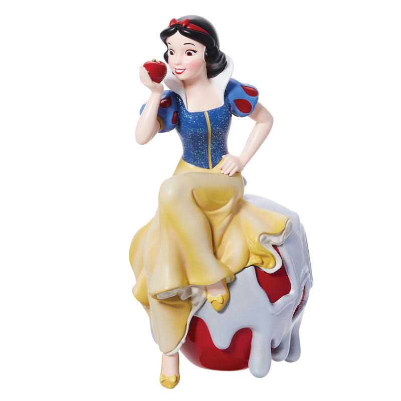 Figurine Blanche-Neige avec pomme empoisonnée D100 - Disney Showcase