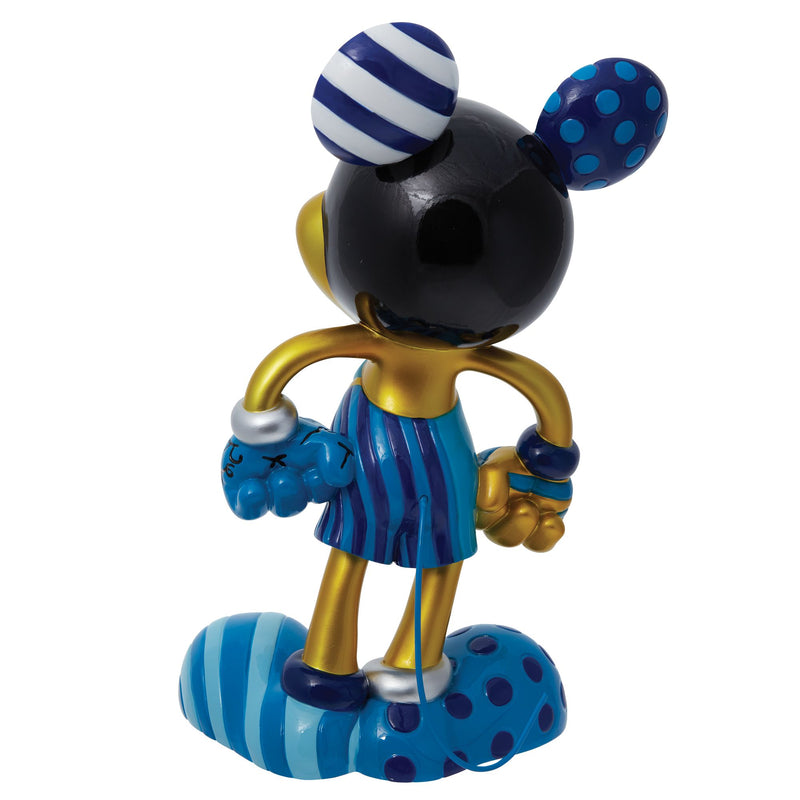Figurine Mickey bleu et doré (Édition Limitée) - Disney by Britto